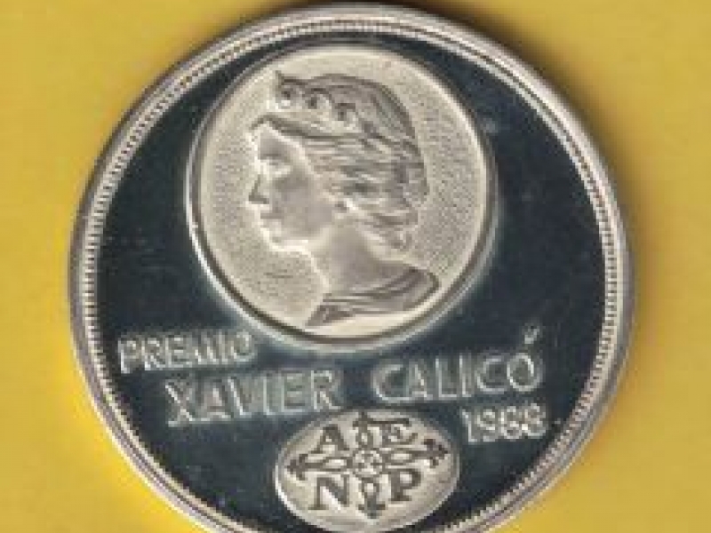 Moneda conmemorativa 'Premio Xavier Calic 1968'