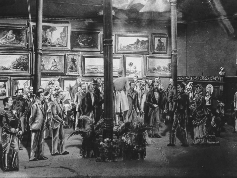 Reproduction of the opening of the hall