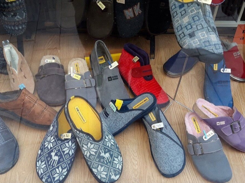 Assortment of slippers
