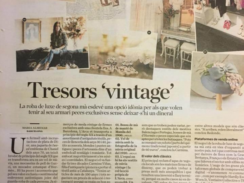 Publication in the press recognizing the atelier