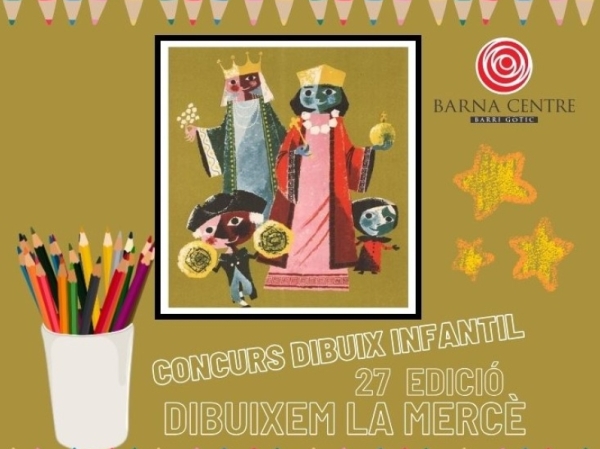 NOVA EDICIÓ DEL CONCURS DE DIBUIX INFANTIL: “DIBUIXEM LA MERCÈ 2023”